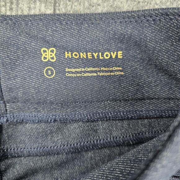 Honeylove Pants Womens Small EverReady Stormy Blue Stretch Slim Fit High Waist - Picture 5 of 7